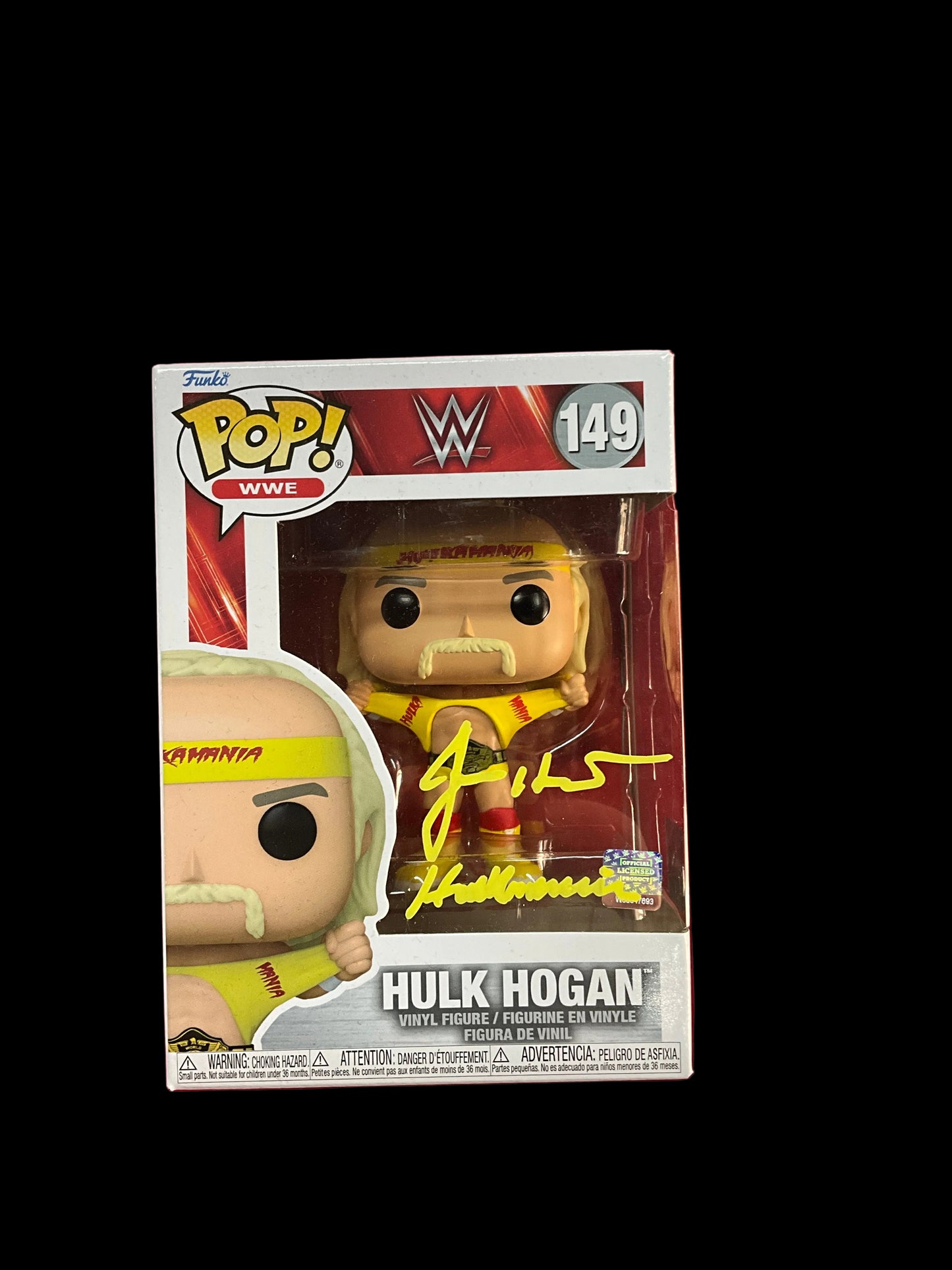 Jimmy Hart Autographed Hulk Hogan Funko Pop #149