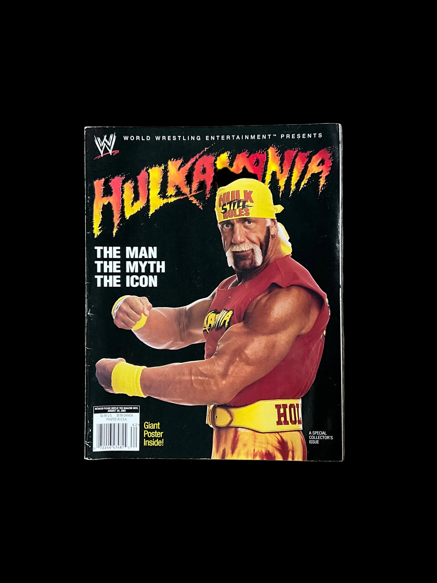 WWE Hulkamania Side Flex Unsigned Magazine