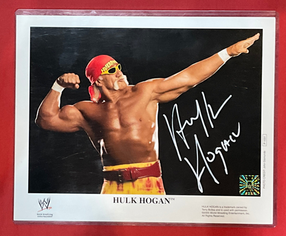 Original Promo WWE Bow N Arrow Autographed 8x10 Photo