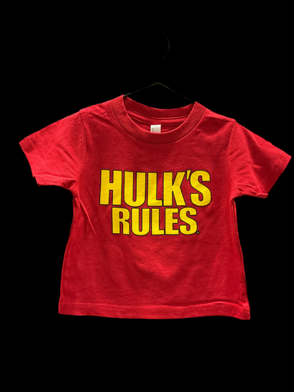 Red Hulks Rules Toddler T-Shirt