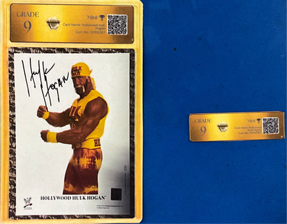 Hulkamania Side Flex WWE 2002 Autographed 8x10 Photo