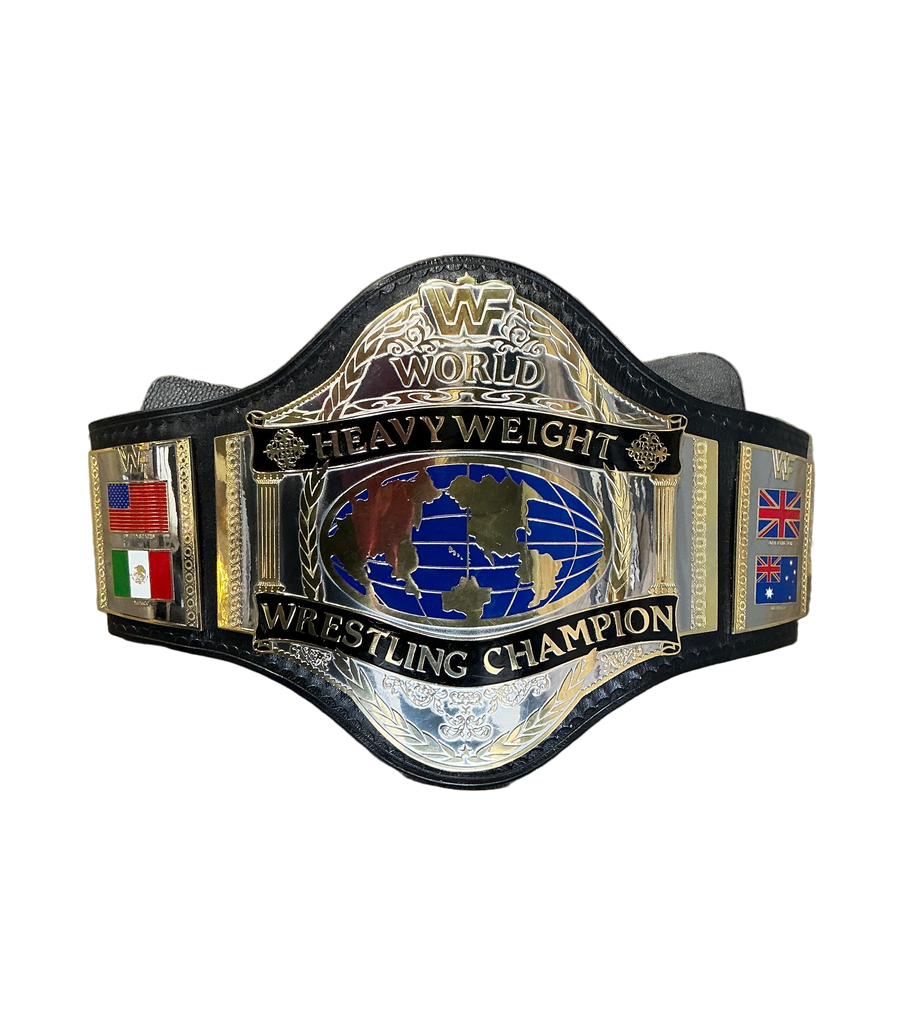 WWF 1986 World Heavyweight UNSIGNED Full Leather Replica Belt