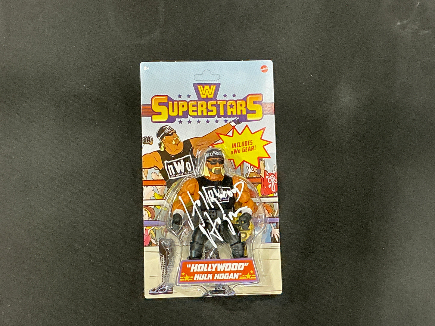 WWE Superstars “Hollywood” Hulk Hogan Action Figure Autographed