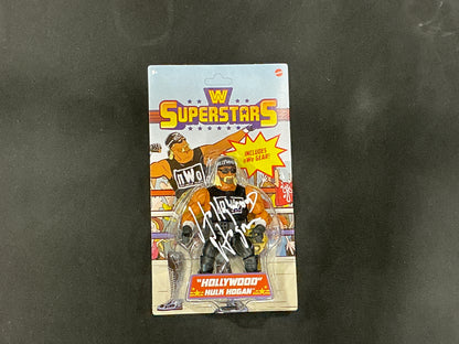 WWE Superstars “Hollywood” Hulk Hogan Action Figure Autographed