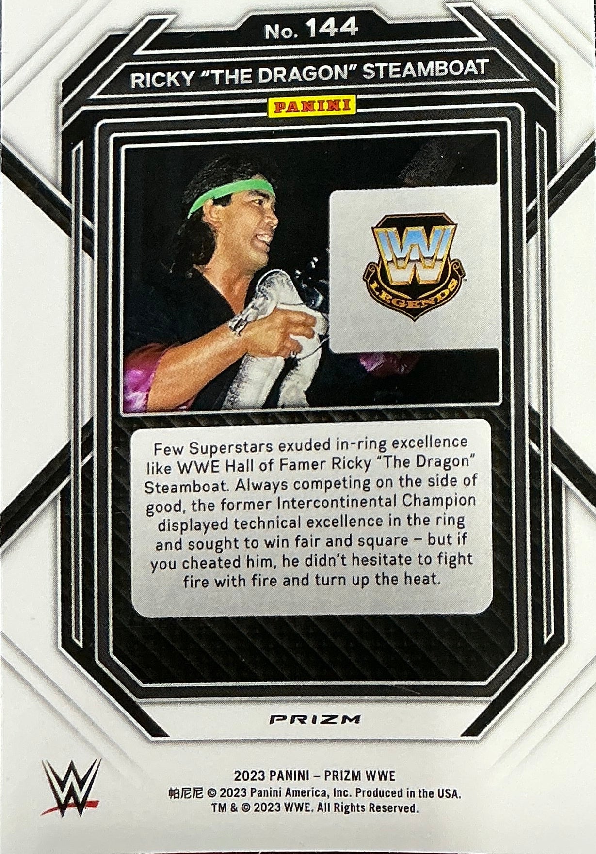 Ricky The Dragon Steamboat #144 Prizm Trading Card