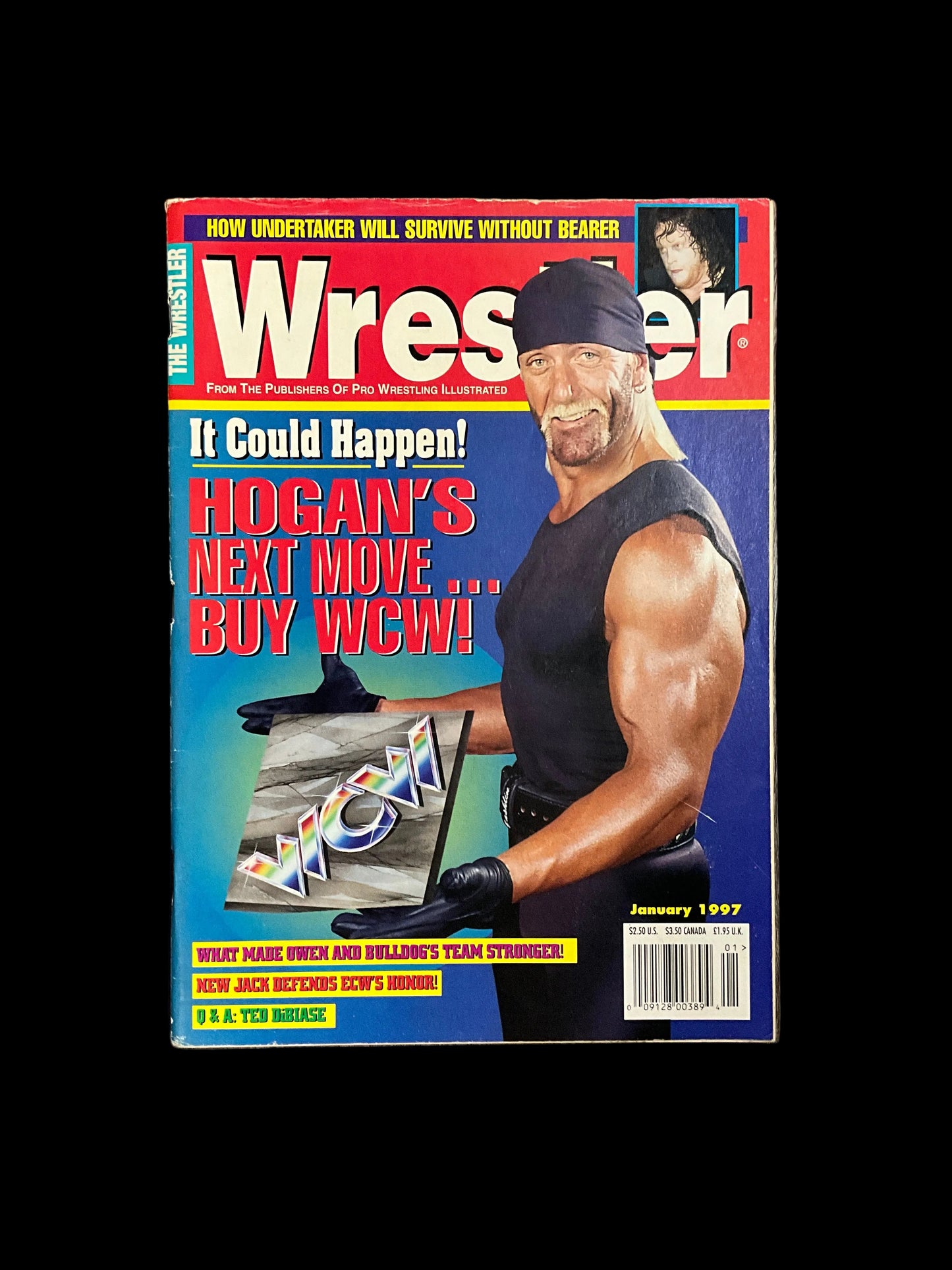 The Wrestler WCW Hulk Hogan Unsigned Magazine