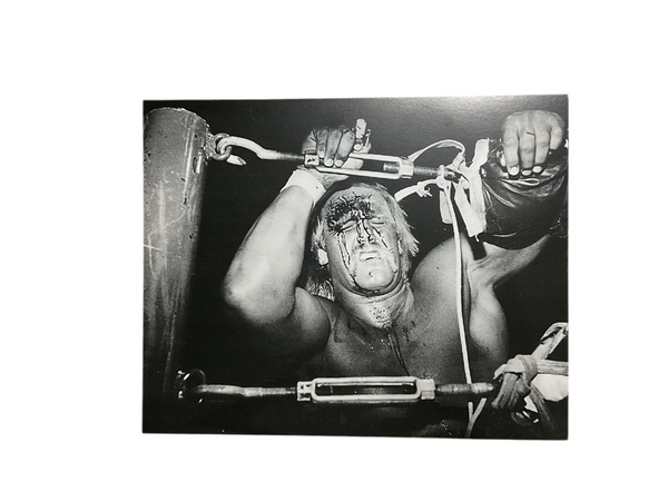 Hulk Hogan Bloody Ropes Unsigned 8x10 Photo