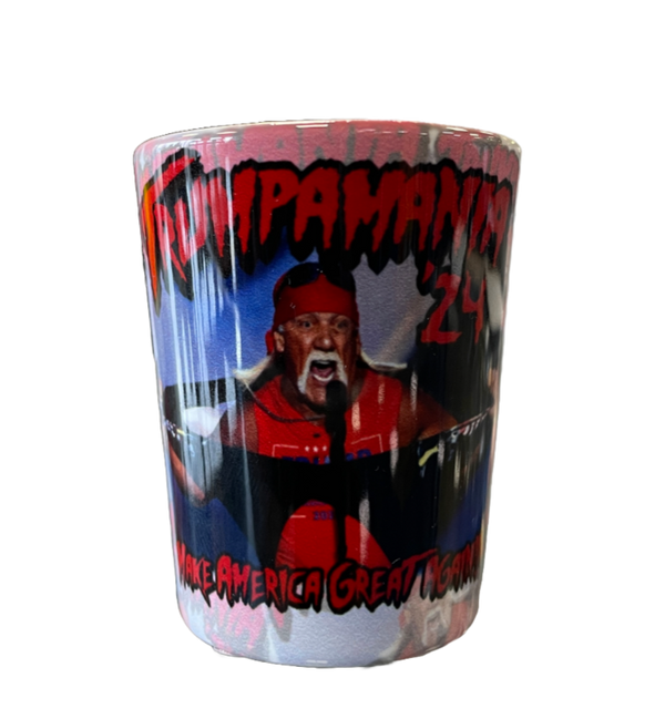 Trumpamania Shirt Rip Shot Glass
