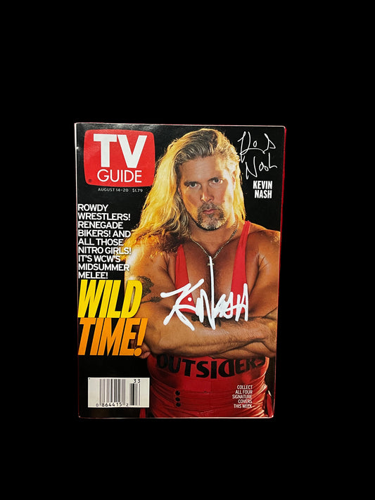 Kevin Nash Signed TV Guide