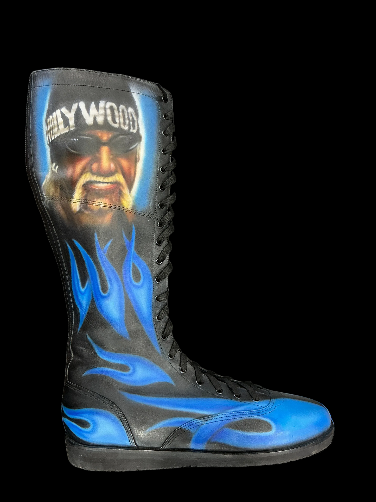 Custom Airbrushed Wrestling Boot