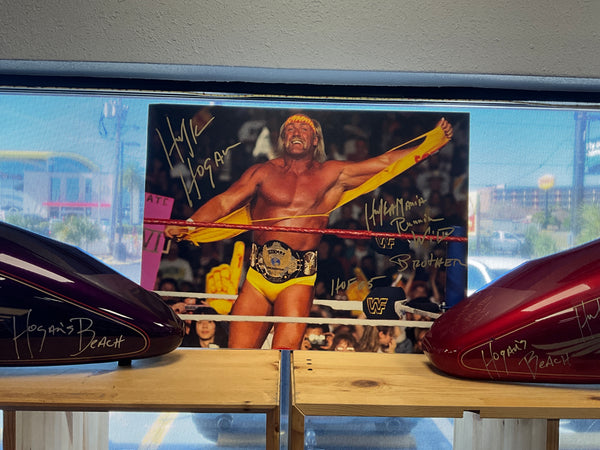 Hulkamania Runnin Wild Foam Poster (signed)