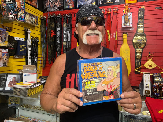 Rock n Wrestling Card Game Signed