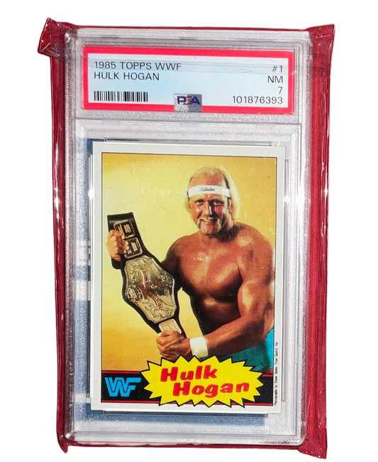 1985 TOPPS WWF Unsigned Hulk Hogan Trading Card
