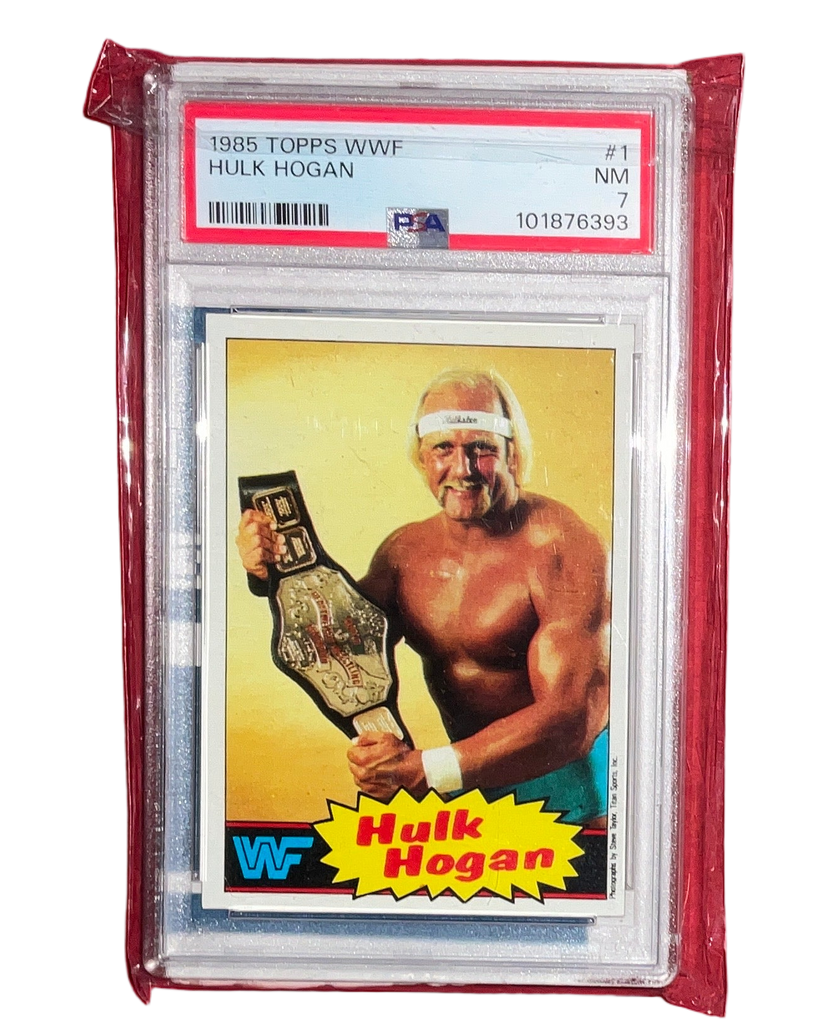 1985 TOPPS WWF Unsigned Hulk Hogan Trading Card