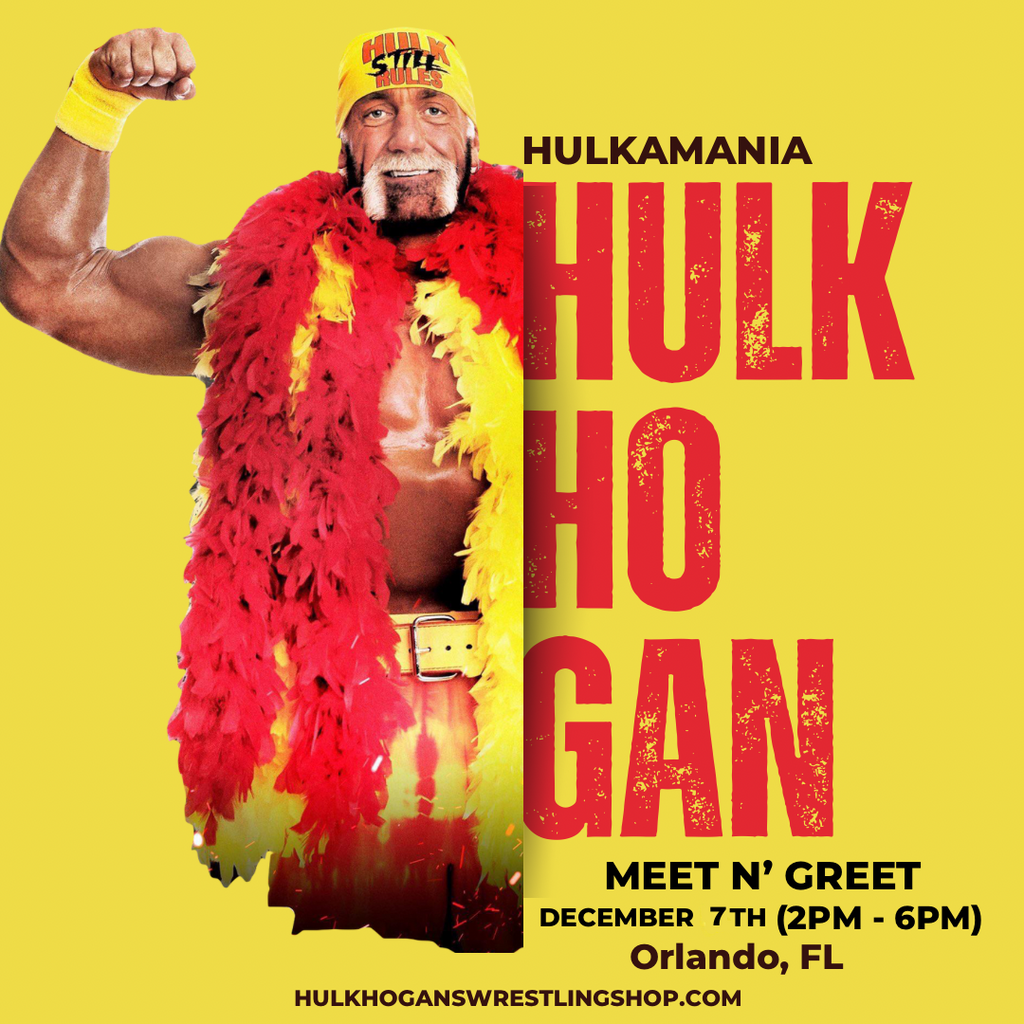 Hulk Hogan Meet and Greet Autograph Signing Event December 7th - Orlando, FL