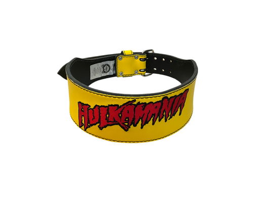 Yellow Hulkamania Cardillo Weight Belt