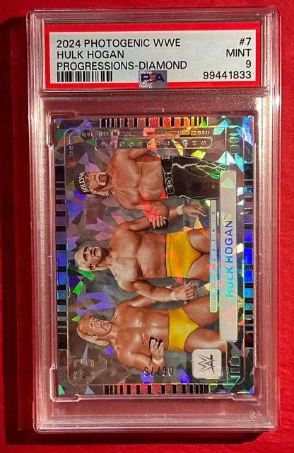 WWE Progressions Diamond Unsigned Hulk Hogan Trading Card