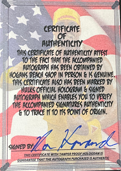 Topps Hulk Hogan 12 of 30 Hall of Fame Trading Card