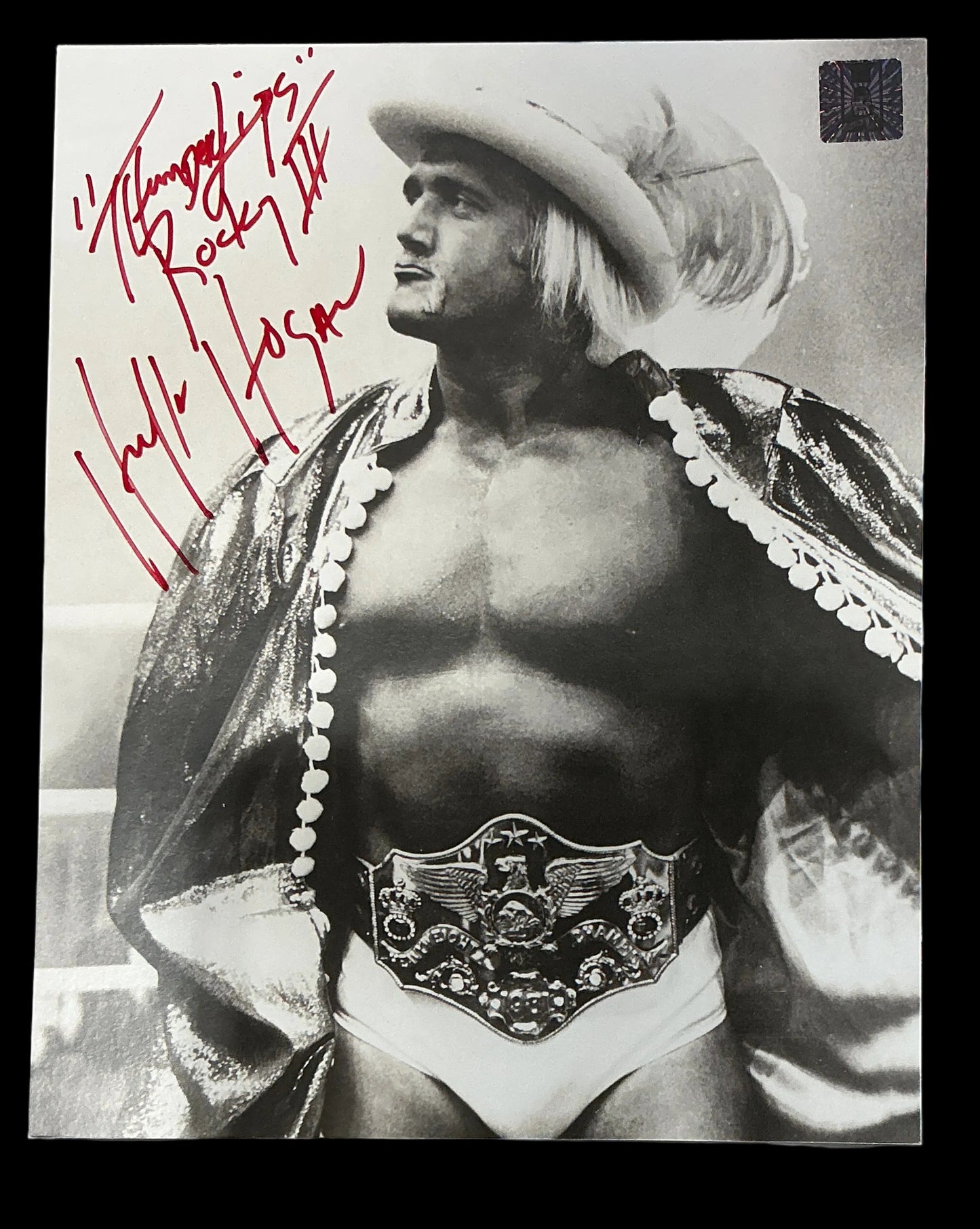 Consignment SR - Framed Rocky 3 Thunderlips 8x10 Photo Signed