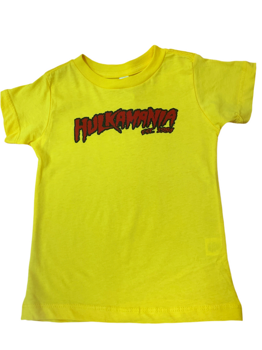 Yellow Hulkamania Toddler T-Shirt