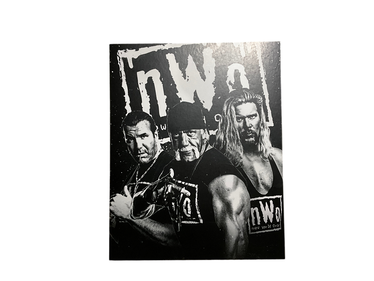 Black n White nWo Group Artwork Unsigned 8x10 Photo