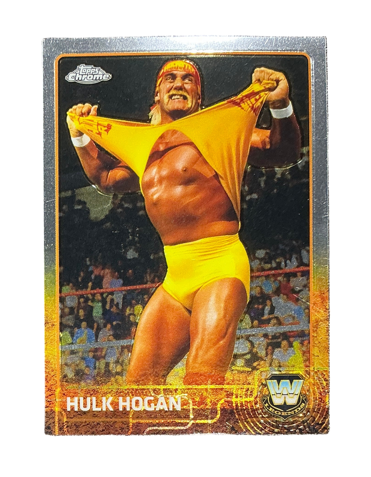 Topps Chrome WWE Legends Hulk Hogan #83 Trading Card