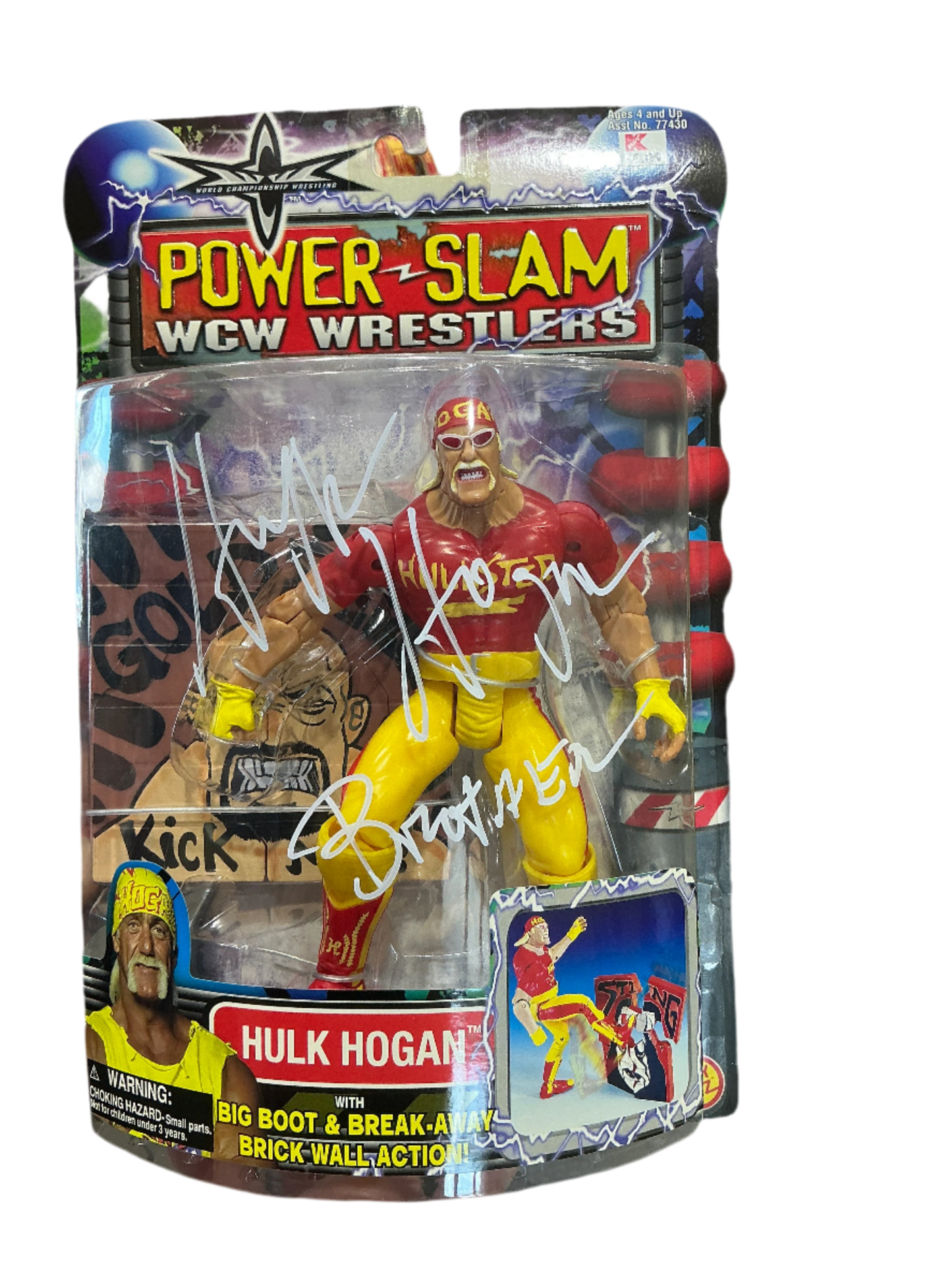 Power Slam Hulk Hogan Signed Figure