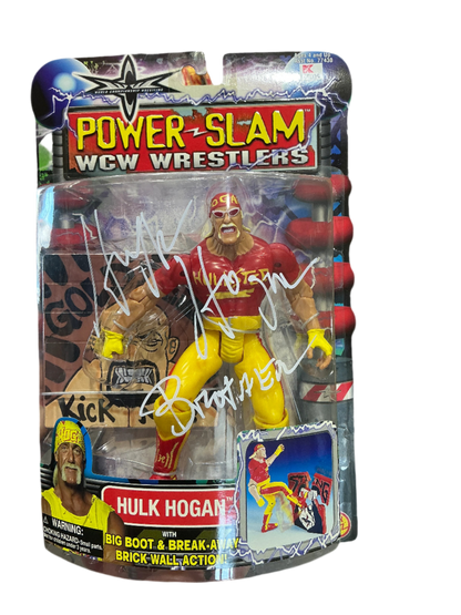 Power Slam Hulk Hogan Signed Figure