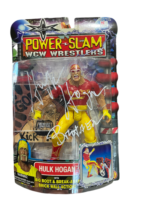 Power Slam Hulk Hogan Signed Figure