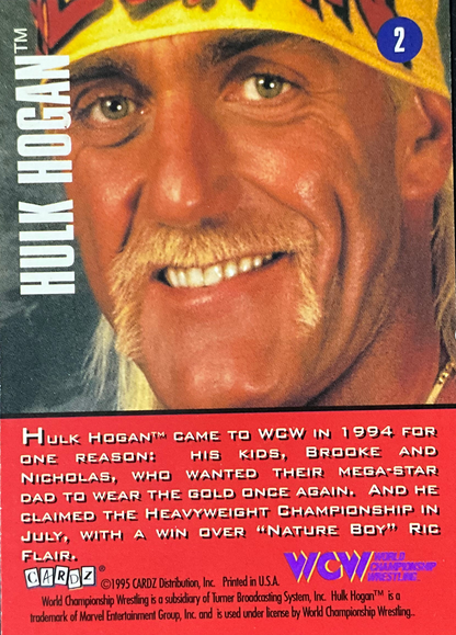 Hulk Hogan WCW Main Event #2 Trading Card