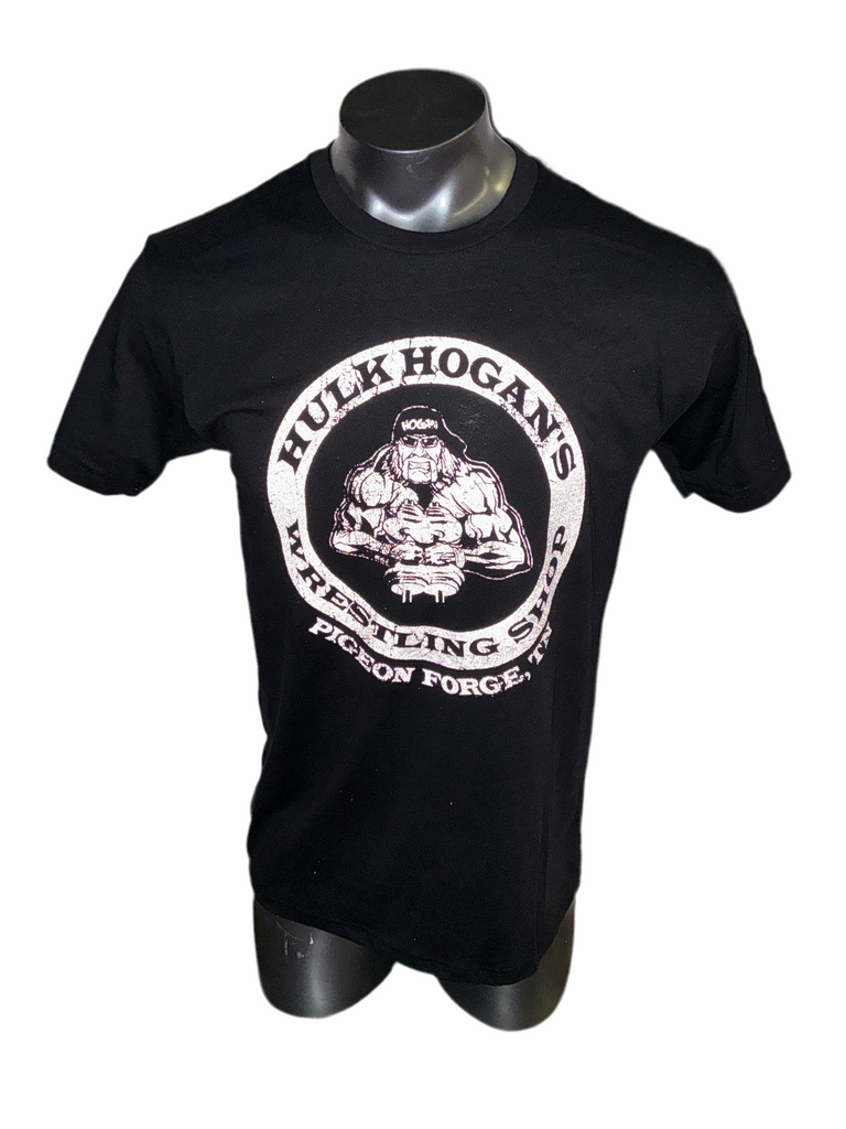 Black Reflective Wrestling Shop Adult T-Shirt - Pigeon Forge