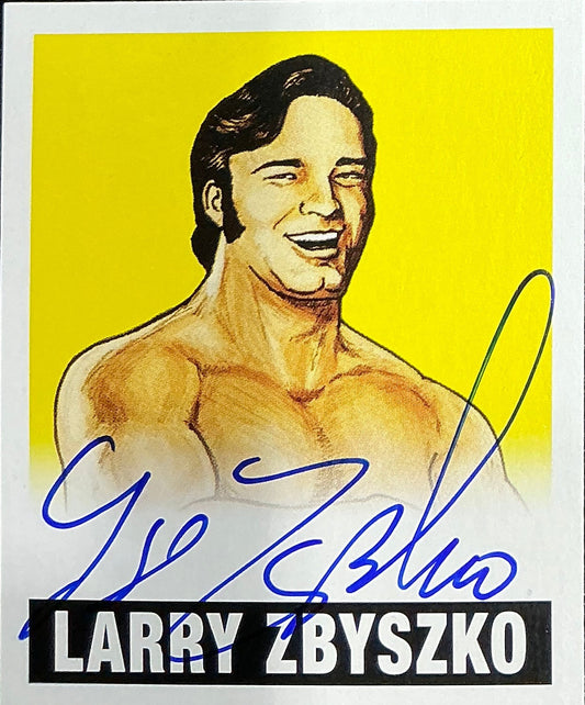 Consignment CM - Leaf Originals Larry Zbyszko Signed 10/99 Trading Card