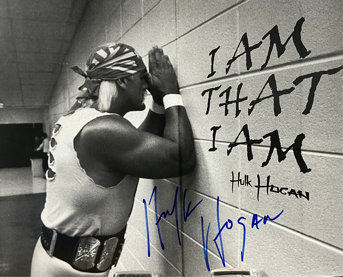 I Am That I Am Pray Black & White Autographed 8x10 Photo