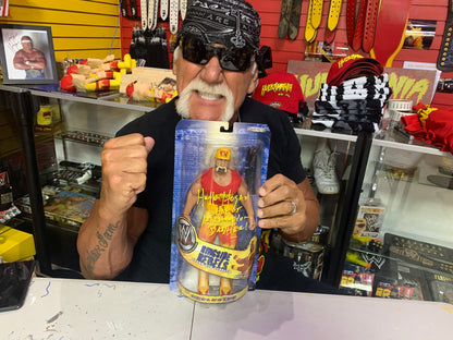 2002 Hulk Hogan Signed 12 Inch Ringside Rebels Action Figure