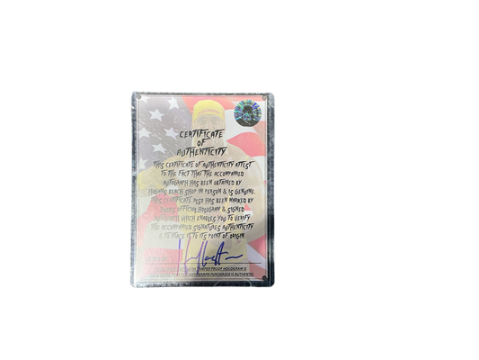 Red Hulkamania Cardillo Weight Belt Signed