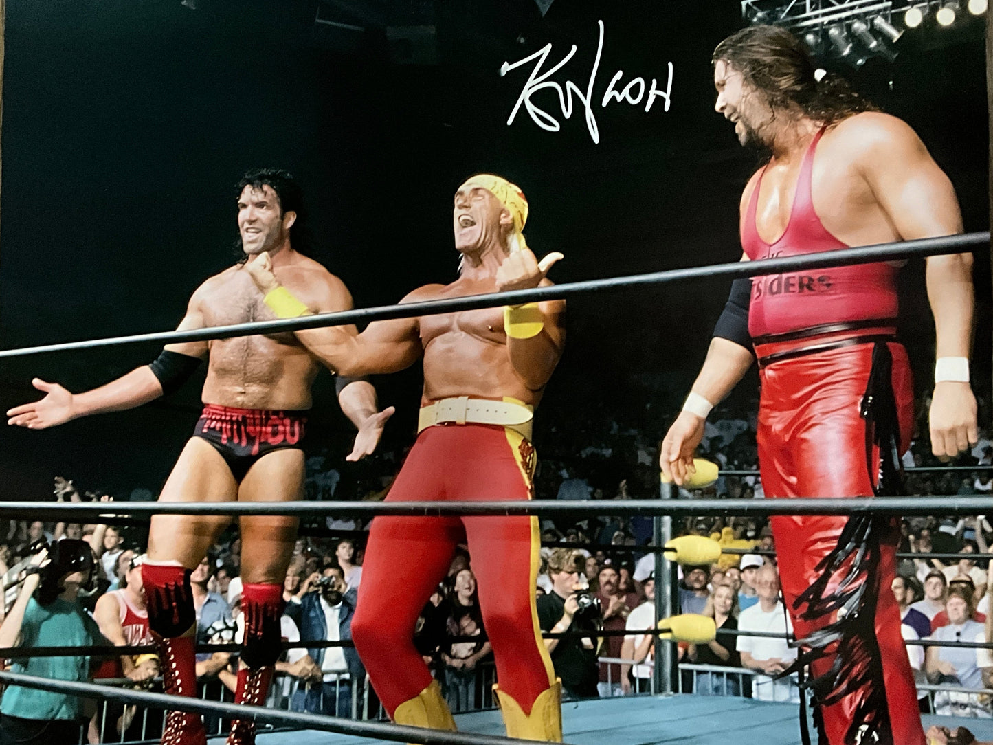 Kevin Nash Third Man Heel Turn Signed 16x20
