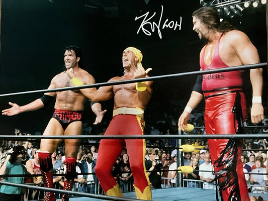 Kevin Nash Signed Third Man Heel Turn Signed 16x20 Poster