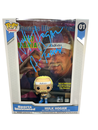 Signed Hulk Hogan Sports Illustrated Magazine Cover Funko Pop! #01