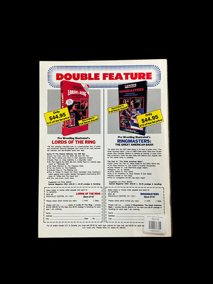 August 1987 Pro Wrestling Illustrated Magazine Unsigned