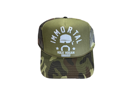 Green Camo/Green Immortal Trucker Hat