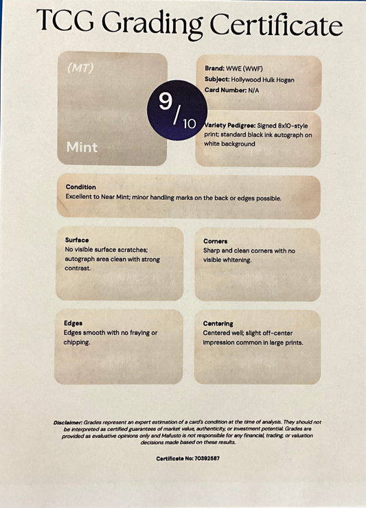 Hulkamania Side Flex WWE 2002 Autographed 8x10 Photo