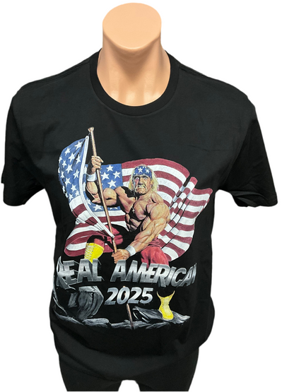 Black Real American Victory Adult T-Shirt