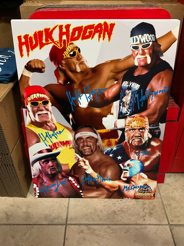 Autographed Collage foam poster board