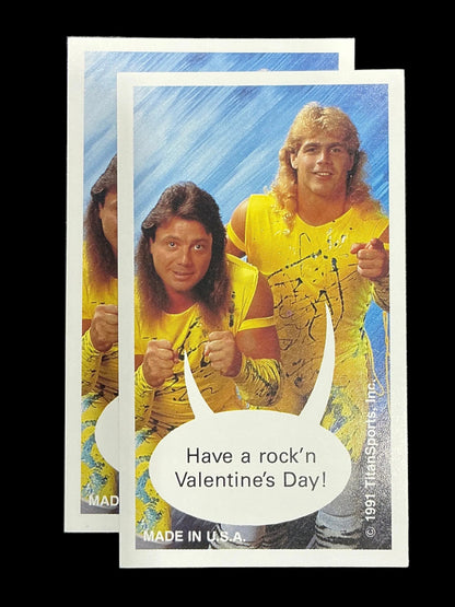 1991 TitanSports Inc. Valentines Day Card Set