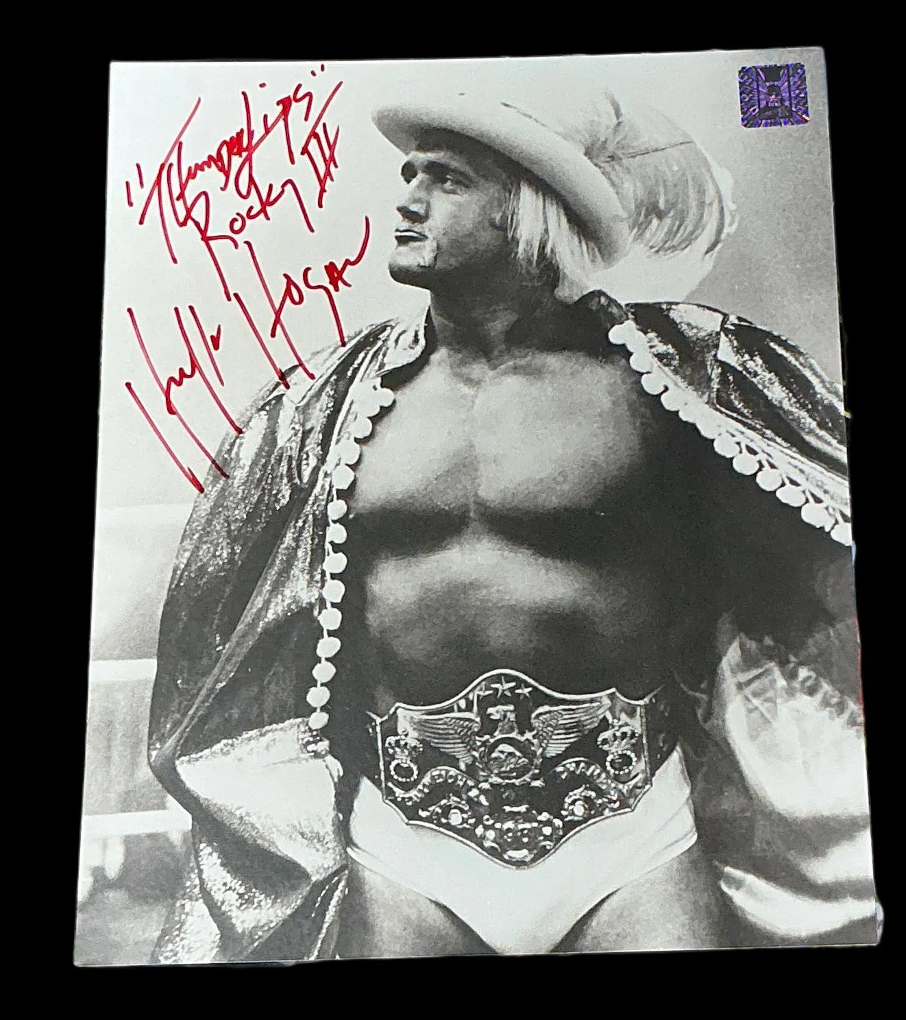 Consignment SR - Framed Rocky 3 Thunderlips 8x10 Photo Signed
