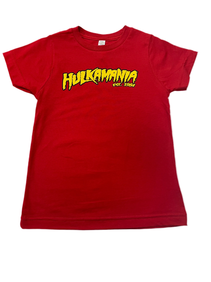 Red Hulkamania Youth T-Shirt