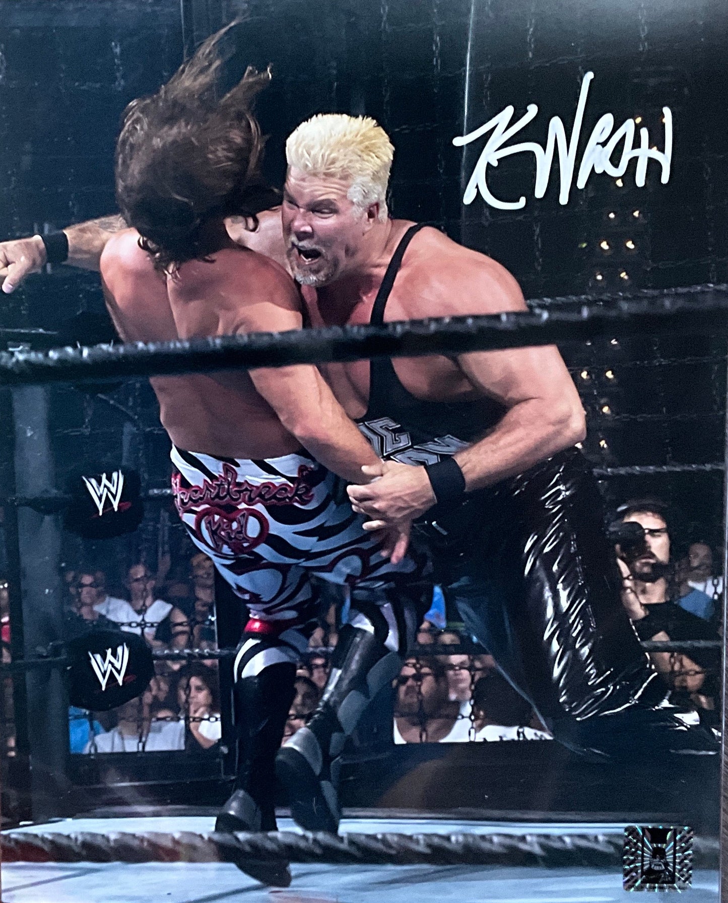 Kevin Nash Signed Clothesline 8x10 Photo