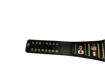 WWF 1986 Hulk Hogan Signed Figures Toy Company Title Belt