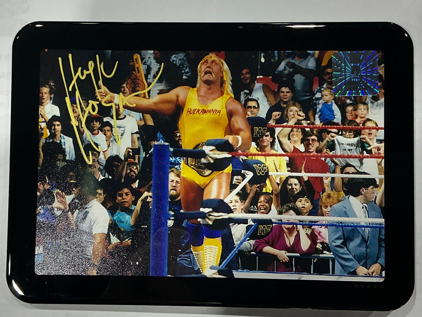 Consignment SR - Framed Hulkamania 4x6 Photo Signed