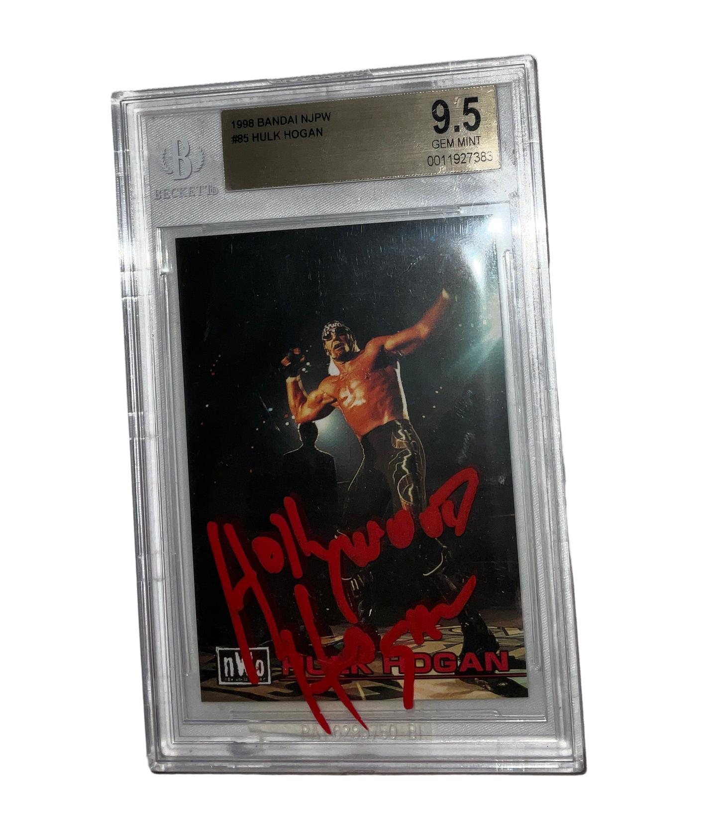 Hollywood Hogan Trading Card 9.5 Graded